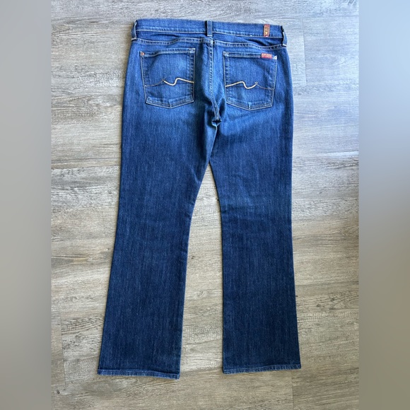 7 for All Mankind Medium Wash Flynt Bootcut Jeans Women's - Size 31 - Picture 2 of 4